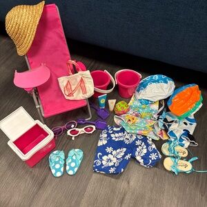 Beach Play set for Dolls
